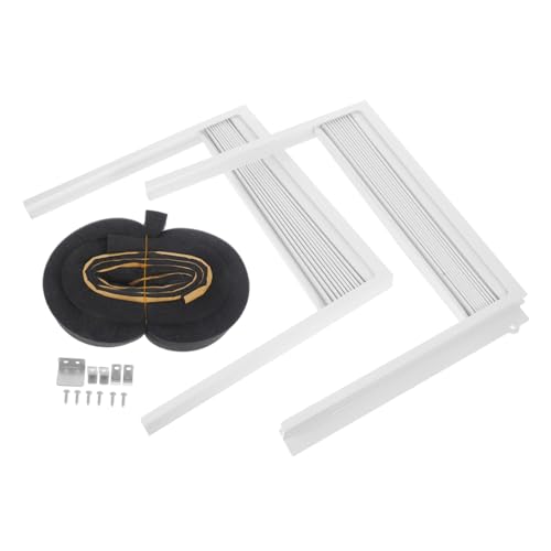 ANDRESLAD 1セット エアコンルーバーバッフル 窓用 サイドパネル エアコン