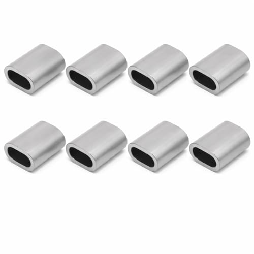 Image of Ferrule Lock for Gym Machine Cable & Wire Rope (Pack of 8)
