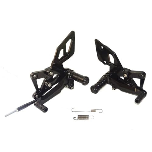 Repose-pieds de pilote YZF R3 R25 noir pour savourer vos sorties dominicales et sessions trackdays