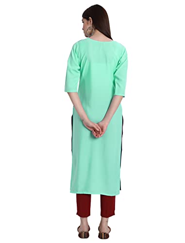 Image of Women's Crepe Straight Kurta