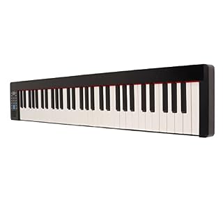 Piano éLectrique Portable Double Haut-Parleur 61 Touches Piano Pliant Intelligent - Les Beatles, Paul McCartney, John Lennon, RIngo Starr, George Harrison
