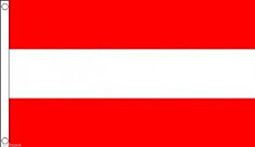 1000 Flags Limited Autriche Fédéral Drapeau 3 'X2' (90 cm x 60 cm) – Polyester tissé