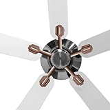 Generisch Deckenventilator Teile | Verbindungsstück Aus Aluminiumlegierung - 5 Stück Montagehalterung Für Ventilatoren - Für Reparatur Und Wartung Zuhause Wohnzimmer Küche Garage Innen Und