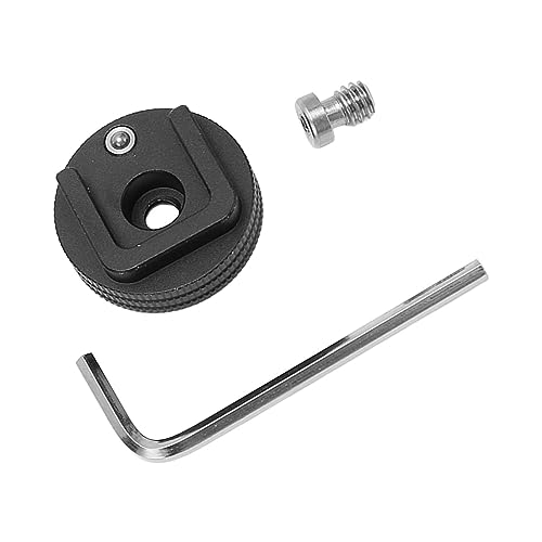 Akozon Adapter do Mocowania Zimnej Stopki z Kluczem, Aparat 1/4 Cala z Mocowaniem Zimnej Stopki - Elektronika/Aparat i Fotografia/Akcesoria/Akcesoria do Lamp Błyskowych/Uchwyty do Butów