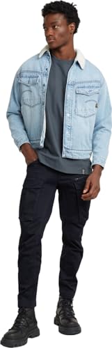 G-STAR Raw - Mens Rovic Zip 3D Regular Tapered Pants, Color Salute, Size: 35W x 34L3