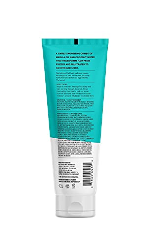 Acure Simply Smoothing Conditioner - & Marula Oil | 100% Vegan | Performance Driven Hair Care | Smooths & Reduces Frizz | White/Blue, Coconut Water, 8 Fl.oz #TOP1