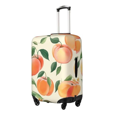 Peach Travel Luggage Cover Suitcase Protector Washable Elastic Suitcase Cover Anti-Scratch Luggage Protector Travel Suitcase Baggage Cover Fits 18-32 Inch Suitcase Large2