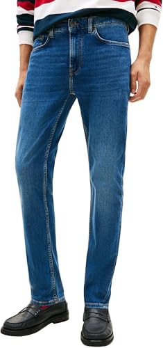 Tommy Hilfiger Herren CORE Bleecker MID Blue MW0MW39041 Slim, Denim, 32W / 34L, Denim (Mittelblau), 32W x 34L Tommy Hilfiger Herren CORE Bleecker MID Blue MW0MW39041 Slim, Denim, 32W / 34L, Denim (Mittelblau), 32W x 34L