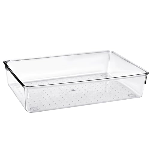 Miniatura 8 de Set De 25 Cajones De Organización Organizadores De Plástico Transparentes Separadores De Cajones Para Escritorio Baño Cocina Frigorífico Despensa Maquillaje Joyas Multiusos