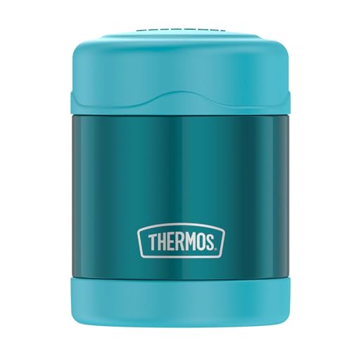 THERMOS FUNTAINER STAINLESS STEEL KIDS JAR TEAL BLUE 290 ML F30019TL INSULATED FOOD JAR LUNCH BOX STORAGE CONTAINER THERMAL FLASK FOR TRAVEL