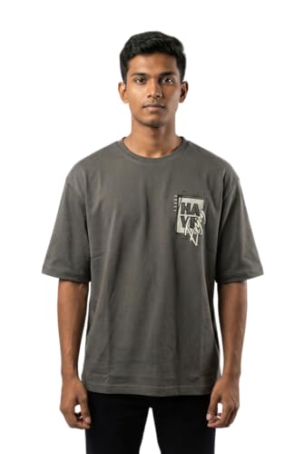 Image of PolyCotton Graphic Printed T-Shirt for Men & Women | Round Neck Half Sleeve | Regular Fit | Lightweight & Comfortable Fabric T- shirts for Casual Outings, Travel & Social Gatherings