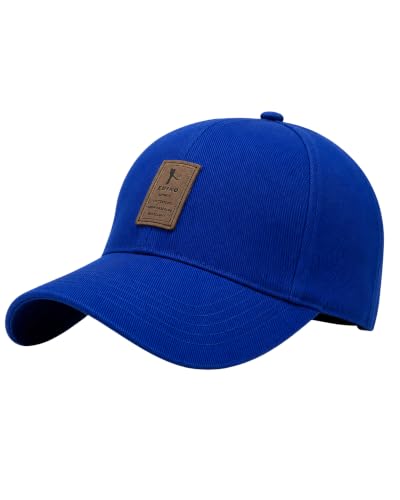 Image of Cap for Men Women Topi Unisex Head Branded Boy's Girl's Caps Adjustable Strap Summer Sports Cricket Gym Dance Cotton Free Size