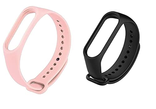 Image of TechMount� Wristband Band Straps Replacement Belt for Xiaomi Mi Original Bands Pack of 2