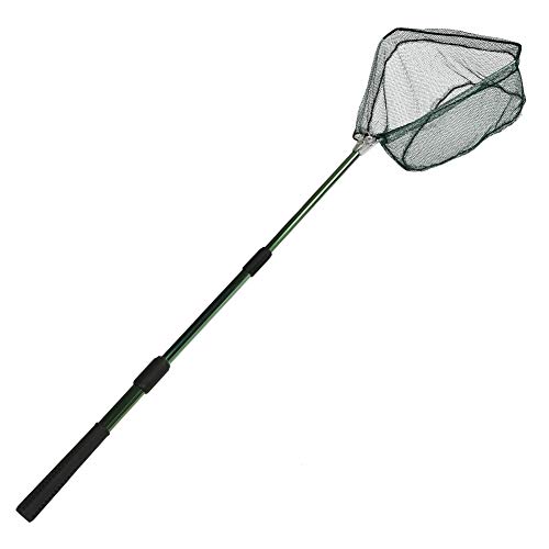 Restcloud Fishing Landing Net With Telescoping Pole, Strong Aluminum Full Extended To 45 Inches #TOP5