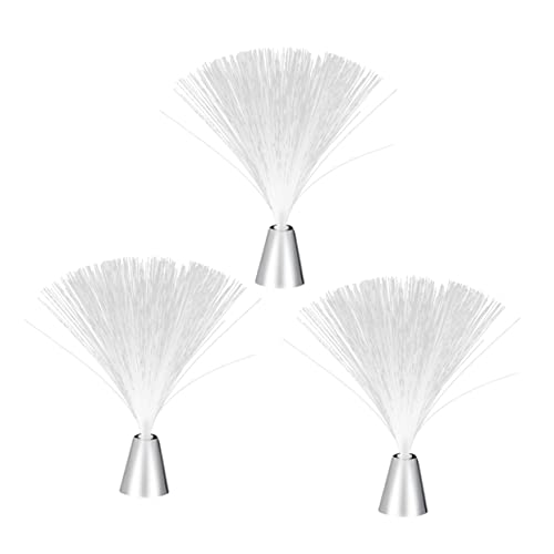 Angoily 6Pcs Colorful LED Fiber Optic Light Decorative Lights for Weddings Parties and Festivals Battery and Fiber Optic Lamps