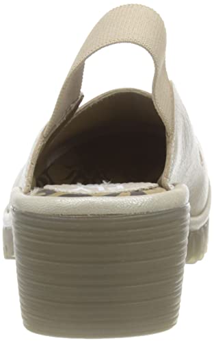 Fly London WHIT295FLY, Sandali Donna, Argento, 40