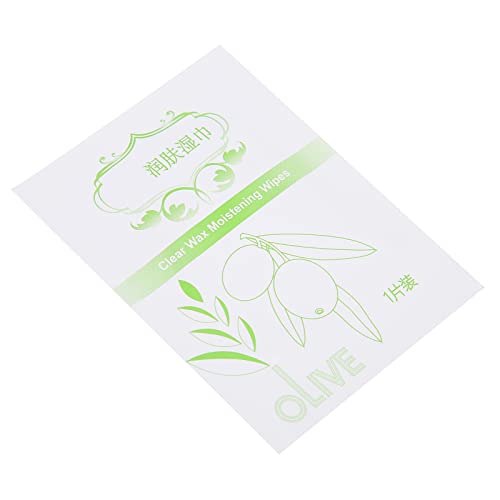 Toallitas de Cera Facial, Toallitas Removedoras de Cera Calmantes para la Piel que Humectan un Fuerte Poder de Limpieza para Eliminar la Suciedad