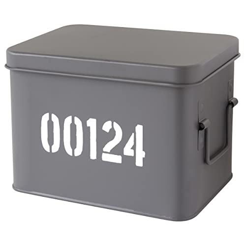 GELCO Design PHARMACIE Boite A PHARMACIE PM, Métal, Carbone, 22 x 15.5 x 16 cm