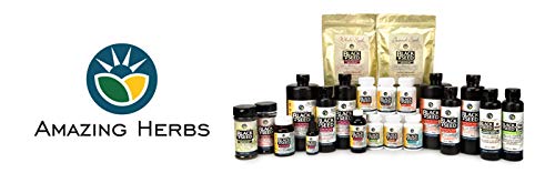 Amazing Herbs Black Seed Oil- 12 Oz. Premium 100% Pure Cold Pressed Black Cumin Seed Oil -12 Oz - Dietary Supplement for Healthy Immune System & Inflammatory Response
