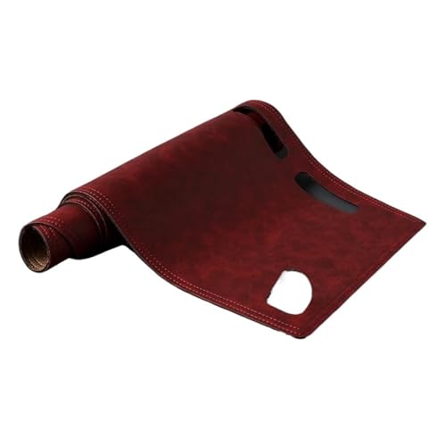 Tapis de tableau de bord cuir rouge Citroën C3 C4 Aircross confort conduite voyage été