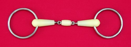 Happy Mouth Thin (16 mm) Double Jointed Loose Ring w/ Roller Mouth Bit