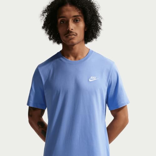 NIKE Sportswear Club Herren-T-Shirt, Royal Pulse, AR4997-494, M – Ansicht 1