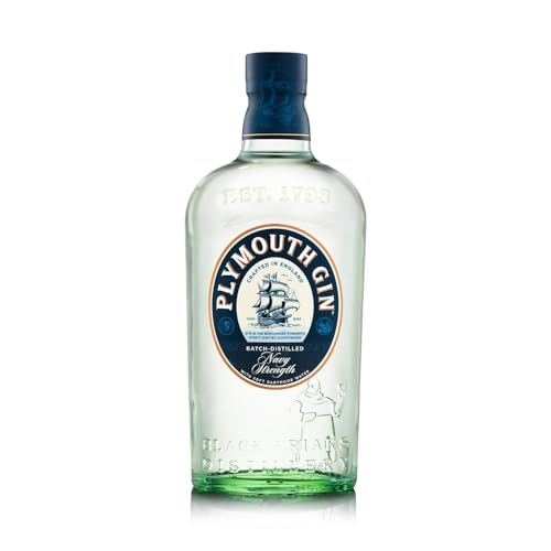 Plymouth Navy Strength Dry Gin | 57percent ABV | 70cl | Crafted with 7 Hand Picked Botanicals| High Strength Aromatic | Distilled in England's Oldest Working Distillery