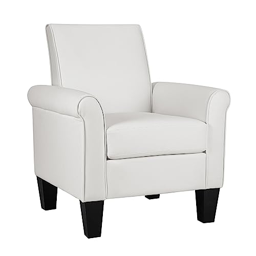Modern White Living Room Chairs Soul & Lane