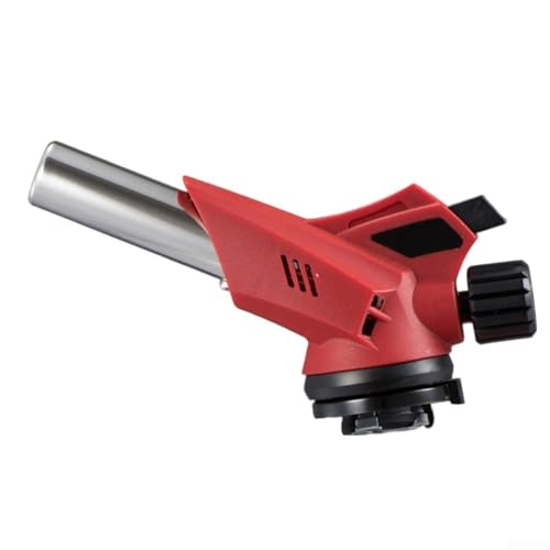 Soplete de rotación de 360°, antorcha de cocina, llama ajustable para cocinar, camping, barbacoa