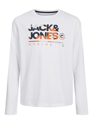 JACK&JONES JUNIOR JJLUKE tee LS Crew Neck MNI Camisa...