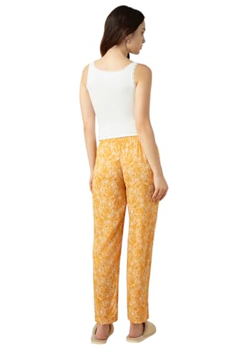 Image of Van Heusen Women's Printed Lounge Pants | Drawstrings & Side Pockets | Ultra Soft Fabric | Relaxed Fit | At home pyjamas | Everyday Comfort | Printed | Style 55306 | Available in Pack of 1 & 2