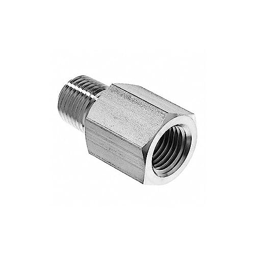 USA SEALING ZUSA-PF-7804 Stainless Steel Instrumentation Pipe Fittings, Hex Coupling Straight with 0, 3/8