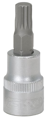 KS Tools 911.3918 3/8" Bit socket spline (XZN), M4