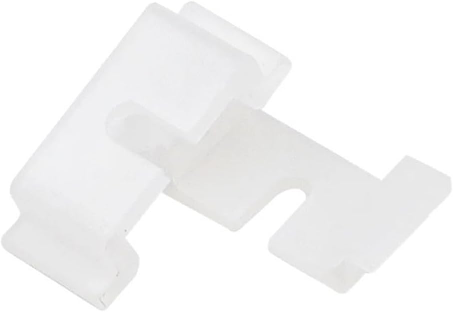 10Pcs C45 35mm DIN Rail Protective End Caps Scratchproof Electrical Enhancement(10 Pcs White)