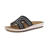 CIABATTA DONNA: Ciabatte semplici ed eleganti ricoperte di brillantini. Hanno un plantare in pelle imbottito.