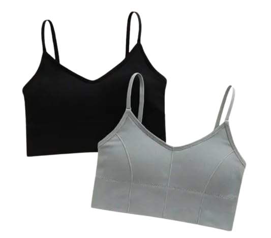 zoltrix Girls Women's Sports Bra Yoga Gym Bra Crop Top Push Up Wire Free Padded Fitness Workout Activewear Seamless Stretch Comfortable Everyday Training Yoga (Multicolor)-picture-25