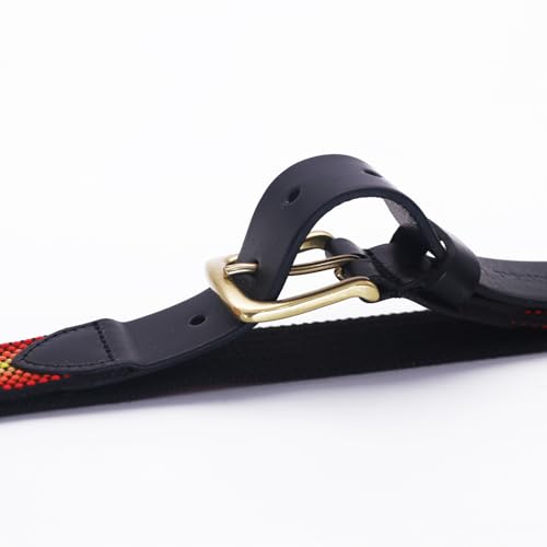 Mens Colorful Web Belt - Adjustable Golf Belt Gifts For Men & Women 1.25" One Size Fits All Boys and Girls Casual Dress Pants Shirts3