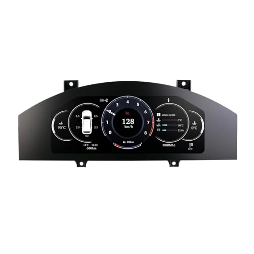 Panel de tablero LCD automático de 12,3 pulgadas compatible con Porsche Cayenne 2002-2009 2
