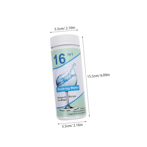 Strips de test eau domestique Veemoon | 50 bandelettes d'analyse rapide - 2