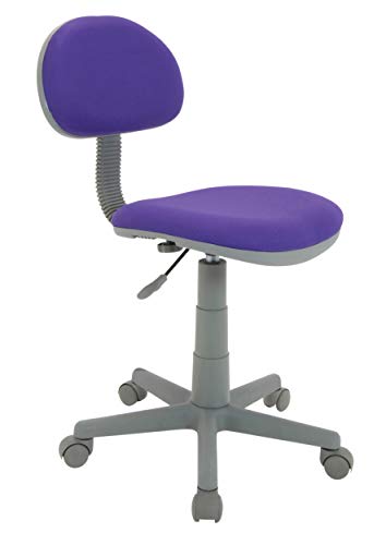 Calico Designs Deluxe Task Chair in Purple with Gray Base 18516