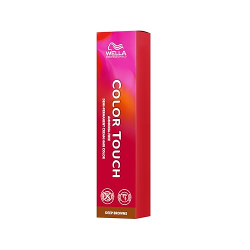 Wella Professionals Color Touch Deep Browns Ammoniakfreie vegane Intensivtönung mit Metal Purifier für tiefe elegante Braunnuancen bis zu 28 Haarwäschen - 5/71 Hellbraun Braun-Asch 60 ml