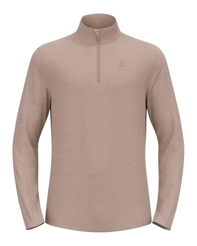Odlo Fleecepullover Herren Roy I Midlayer mit Halbreißverschluss I Langarm Wandershirt