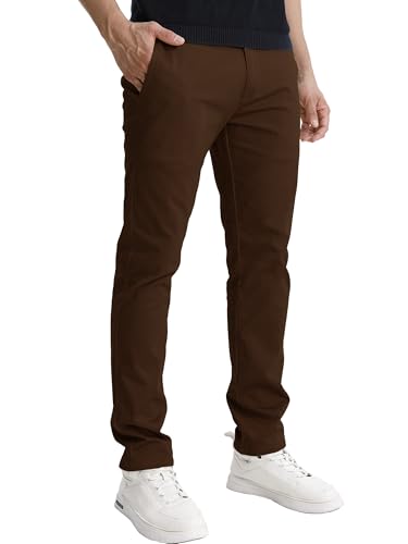 Image of Match Men's Regular Fit Comfort Stretch Casual Chino Pants