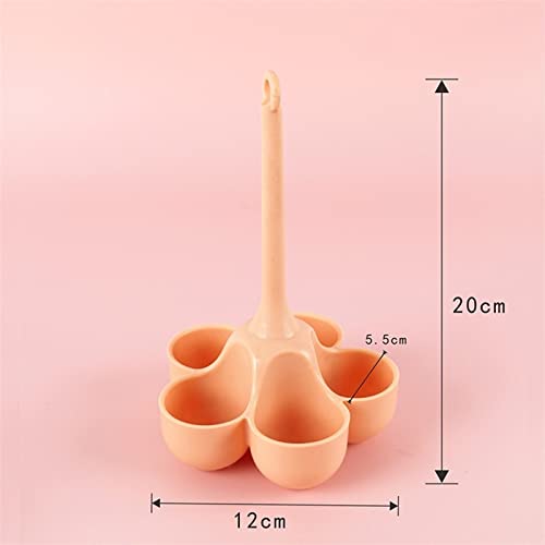 Eierkorb-Eier, Eierhalter aufbewahren und servieren, gekochter Eierkocher für weiche Herstellung, hält 5 Eier zum einfachen Kochen und Aufbewahrung im Kühlschrank (Farbe: Gelb) Küche, Haushalt & Wohnen