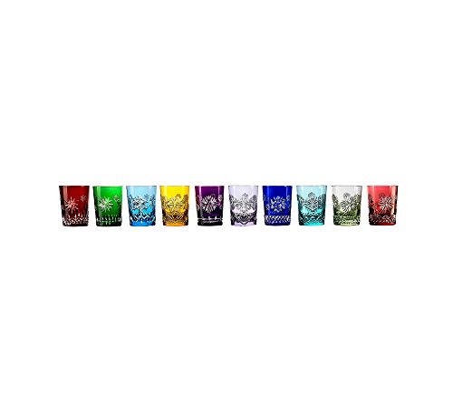 Snowflake Wishes 10 Piece Cased Old Fashioned Glass Set