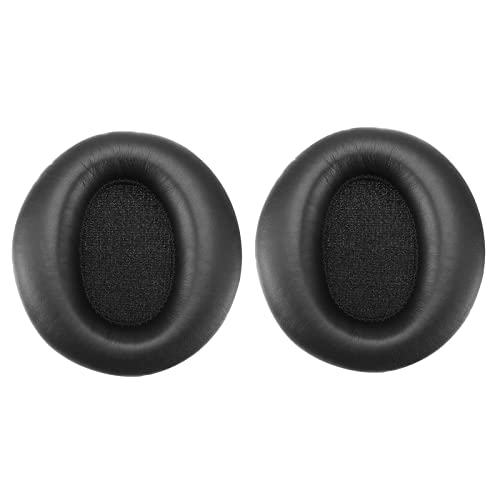 YINETTECH 1 Pair Earpads Compatible with Cowin E7 Active Noise Canceling Headphones Replacement Protein Leather Soft Foam Ear Cushions Headset Repair Parts Black