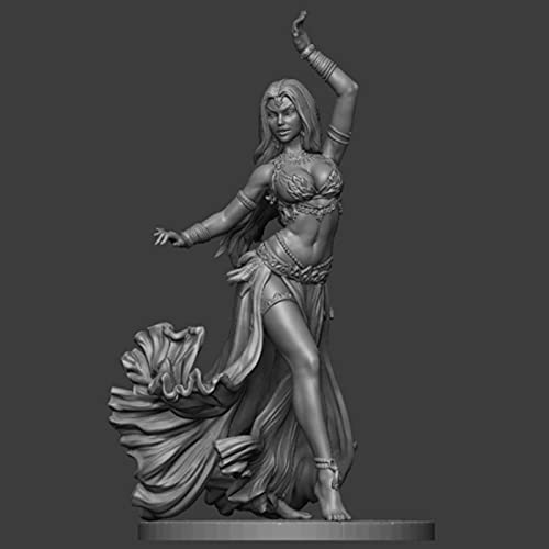 Figura modelo de bailarina antigua de resina 1/24