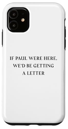Apostle Paul Letter Funny Bible Joke Clean Humor �X�}�z�P�[�X iPhone 11 �p