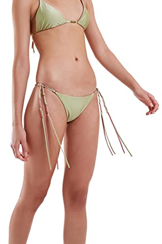 TANGA INSIDE DOUBLE LISO,BLUEMAN,ADULTO FEMININO,VERDE,GG