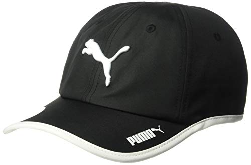 PUMA Women's Evercat Greta Running Adjustable Cap, Black/White, One Size